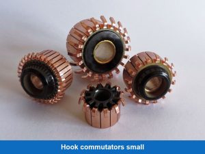 Hook commutators small