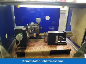 Kommutator Schlitzmaschine