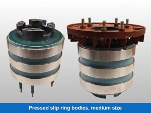 Pressed slip ring bodies, medium size