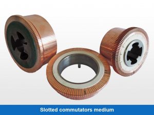 Slotted commutators medium