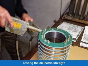 Testing the dielectric strength