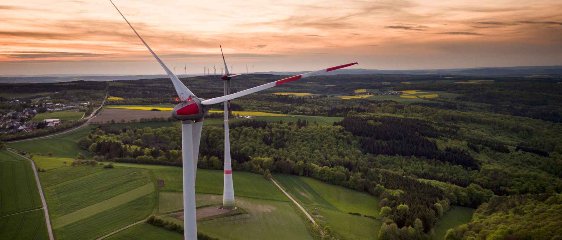 Windräder laufen mit unseren Schleifringkörpern