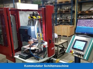 Kommutator Schlitzmaschine